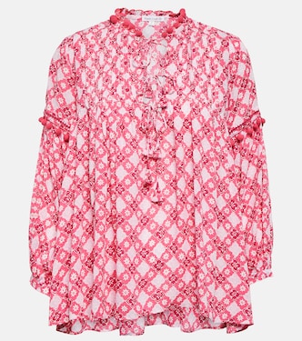 Bedruckte Bluse Clara | Poupette St Barth