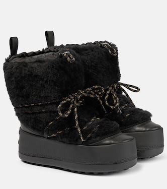 Botas de nieve de tejido Teddy | Max Mara