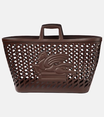 Pegaso leather basket | Etro