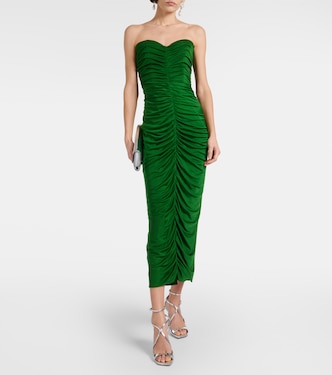 Vestido bustier midi Aveline de jersey | Costarellos