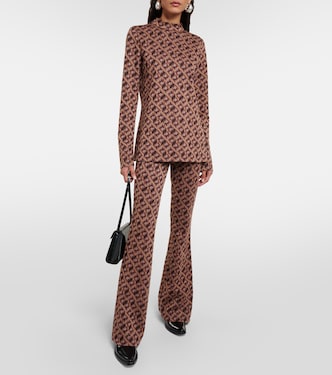 Pantalones flared Greg estampados | Diane von Furstenberg