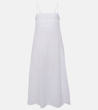 Vestido midi Stephie de lino | Velvet