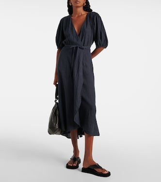 Abito midi Dalene in lino | Velvet