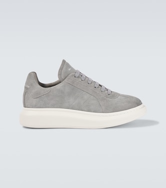 Oversized Retro suede platform sneakers | McQueen