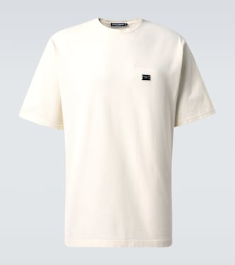 T-Shirt aus Baumwoll-Piqué | Dolce&Gabbana