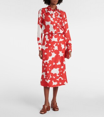 Camicia in seta con stampa | Marni