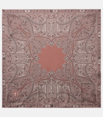 Paisley silk twill scarf | Saint Laurent