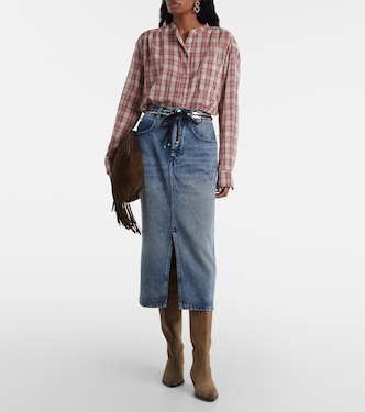 Falda midi Tilauriagz en denim | Marant Etoile