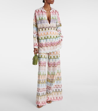 Blouse imprimée en lamé | Missoni