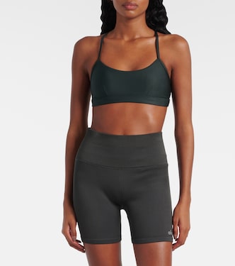 Seamless Ribbed Favorite biker shorts | Alo Yoga