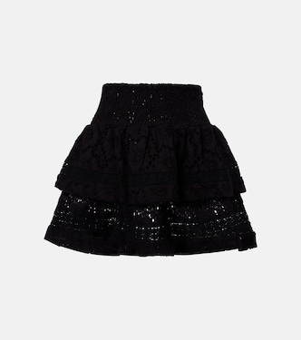 Riri cotton broderie miniskirt | Melissa Odabash