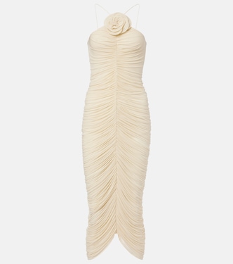 Ruched halterneck maxi dress | Magda Butrym