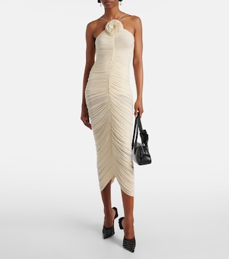 Ruched halterneck maxi dress | Magda Butrym