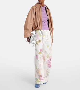 Anagram cashmere and silk polo sweater | Loewe