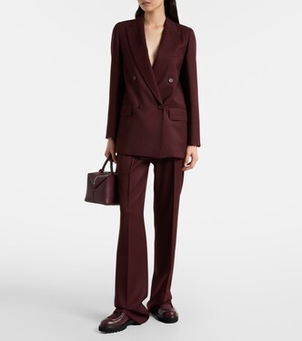 Farad double-breasted virgin wool blazer | Max Mara
