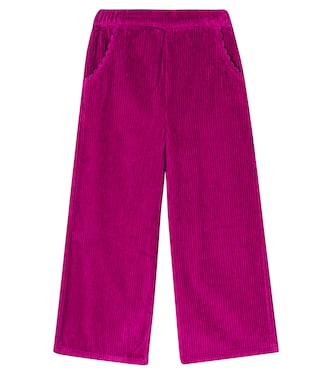 Cotton corduroy wide-leg pants | Louise Misha