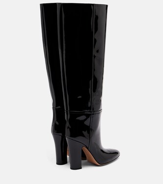 Lavinia 100 patent leather knee-high boots | Paris Texas