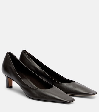 Carla 45 leather pumps | The Row