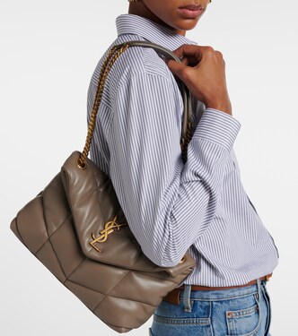 Puffer Small quilted leather shoulder bag | Saint Laurent