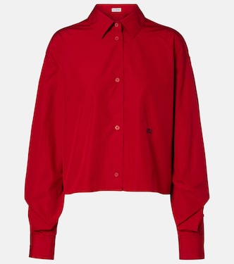 Cropped cotton shirt | Loewe