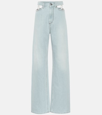 Jeans anchos de tiro alto | Maison Margiela