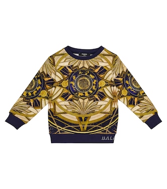 Sudadera de algodón con estampado | Balmain Kids