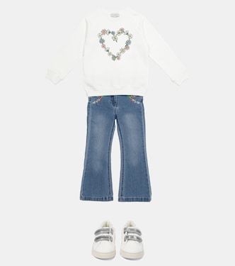 Bedrucktes Sweatshirt aus Baumwolle | Stella McCartney Kids