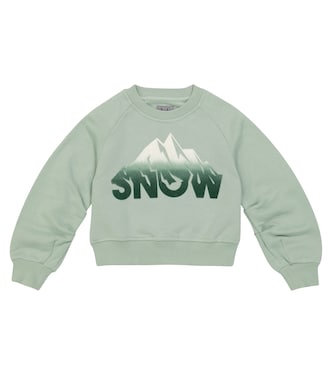 Printed cotton sweatshirt | Il Gufo