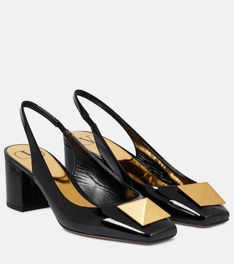 Pumps slingback One Stud in vernice | Valentino Garavani