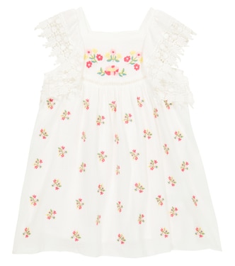 Aguila embroidered cotton dress | Louise Misha