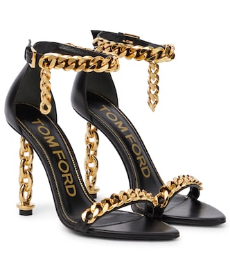 Sandales en cuir à ornements | Tom Ford