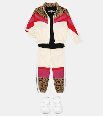 Trainingsjacke mit Glitter | Palm Angels Kids