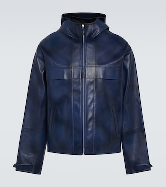 Giacca in pelle con cappuccio | Berluti