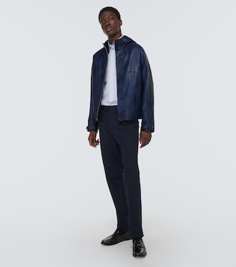 Giacca in pelle con cappuccio | Berluti