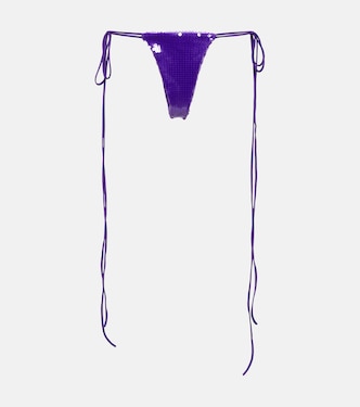 Culotte de bikini à sequins | LaQuan Smith
