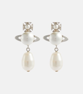 Inass faux pearl drop earrings | Vivienne Westwood