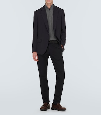 Pullover in cashmere con zip | Loro Piana