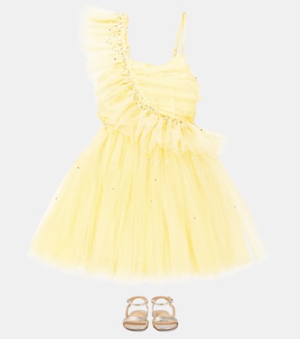 Verziertes Kleid Frottage aus Tüll | Tutu Du Monde
