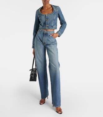 Giacca di jeans cropped | Alaïa