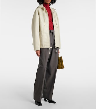 Oversize-Lederjacke | Bottega Veneta