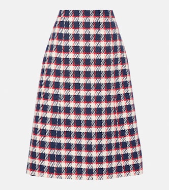 Falda midi de tweed | Carolina Herrera