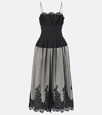 Midikleid Katelyn mit Spitze | Simkhai