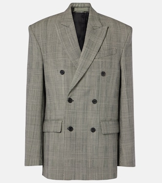 Prince of Wales checked wool blazer | Wardrobe.NYC