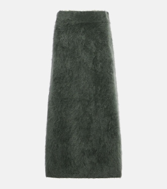 Gonna midi Asta in cashmere | Lisa Yang