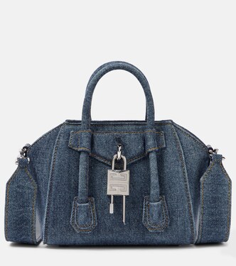 Tote Antigona Toy Lock aus Denim | Givenchy