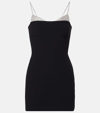 Verziertes Minikleid aus Cady | David Koma