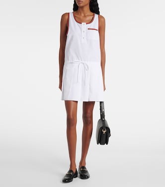 Web Stripe pleated minidress | Gucci