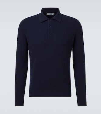 Wool and cashmere polo sweater | Canali