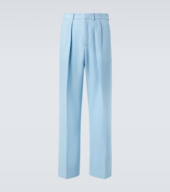 Sequined cotton straight pants | Tom Ford