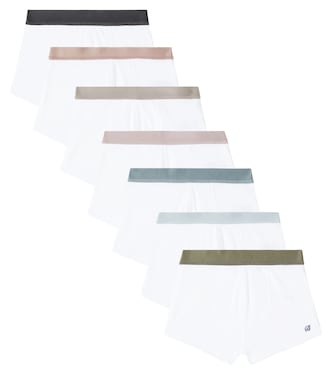 Set of 7 cotton jersey boxer briefs | Bonpoint